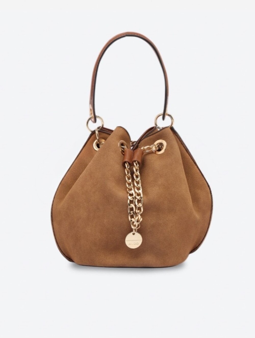 Apdp Faux Suede Bucket Bag